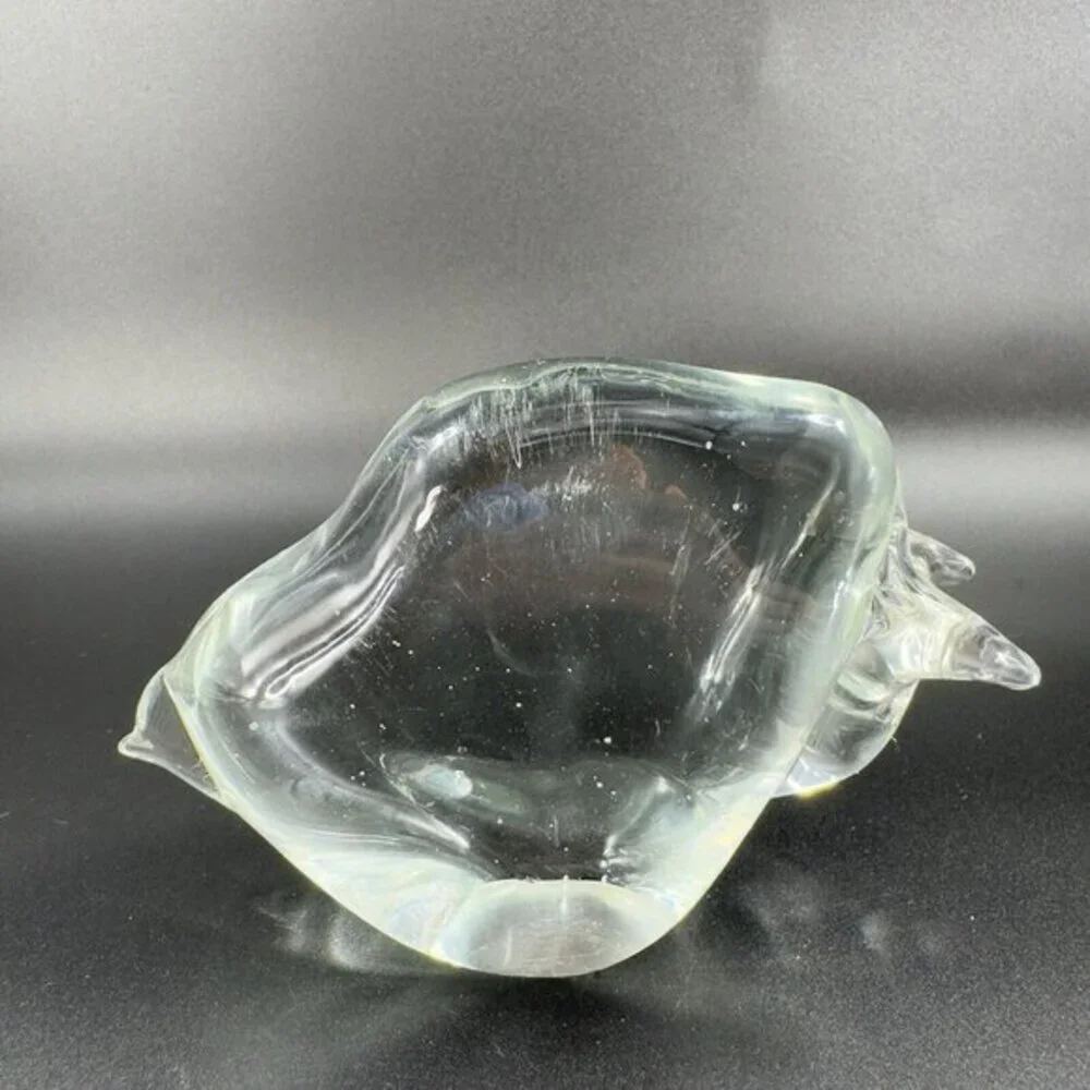 1980s Vintage Venetian Murano Bull Cow Figurine Paperweight‎ Glass Decor VTG
